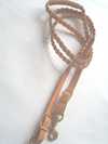 L�derflett�jle - natur farvet l�der - lgd. ca. 240 cm 
